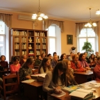 Наші читачі – студенти режисерського відділення Львівського державного училища культури уважно слухали і співпереживали
