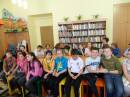 Учні 6 – А класу Львівської середньої школи № 62 уважно слухають розповідь Габора Вайди